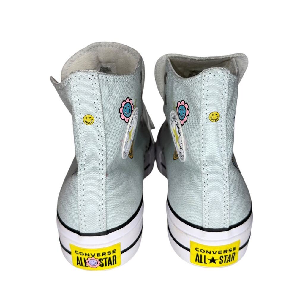 Chuck Taylor Converse All Stars Lift Platform Smiles High Top Sneakers Size 10 - Picture 10 of 12